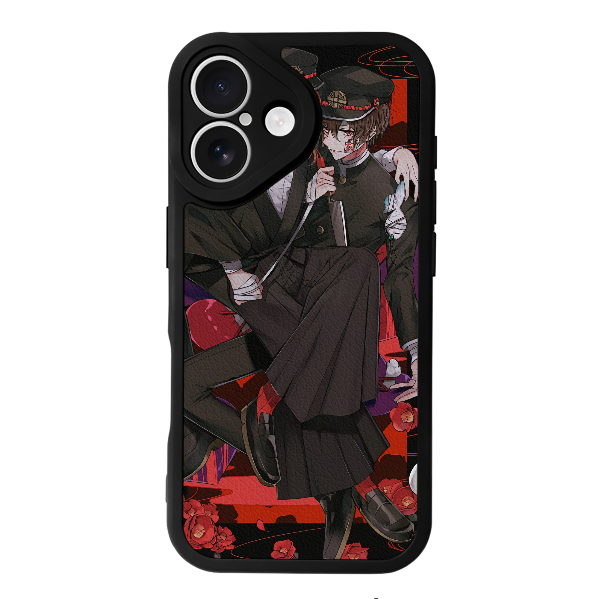 （画像用） 文豪ストレイドッグス Bungo Stray Dogs 【iPhone 16シリーズ対応】シリコンスマホケース（レザー調） 材質：シリコン